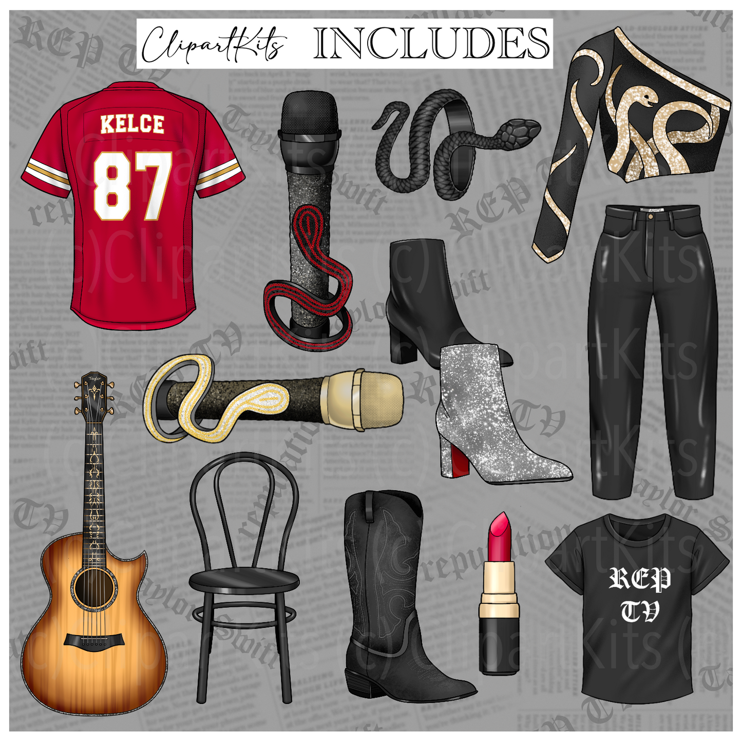 November Limited Edition Art Set | Complete Clipart Set