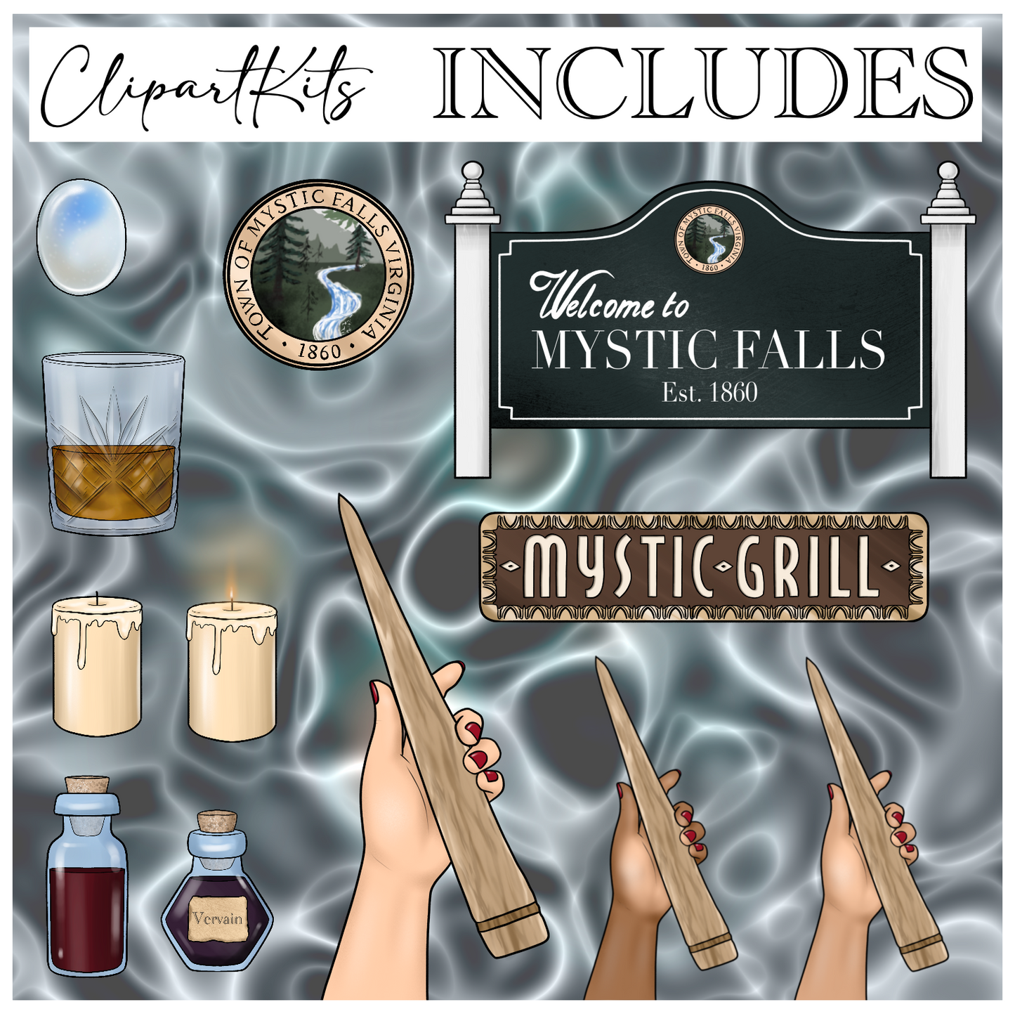 Limited Edition Pop Art Set | Complete Clipart Set