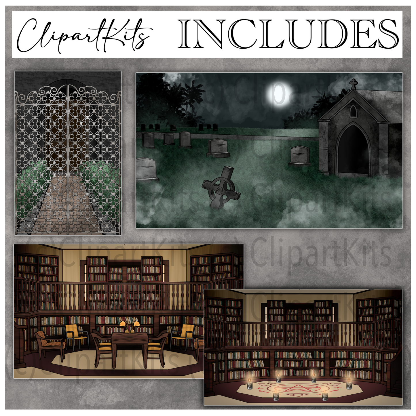 June Limited Edition Art Set | Complete Clipart Set
