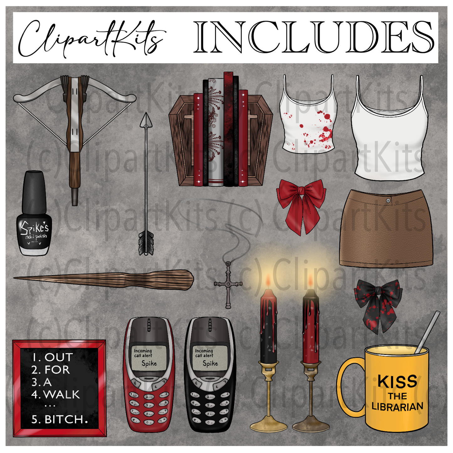June Limited Edition Art Set | Complete Clipart Set