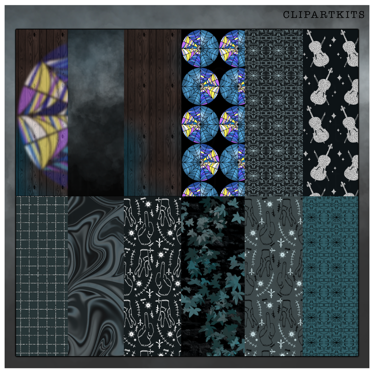 Nevermore - August Limited Edition Art Set | Complete Clipart Set