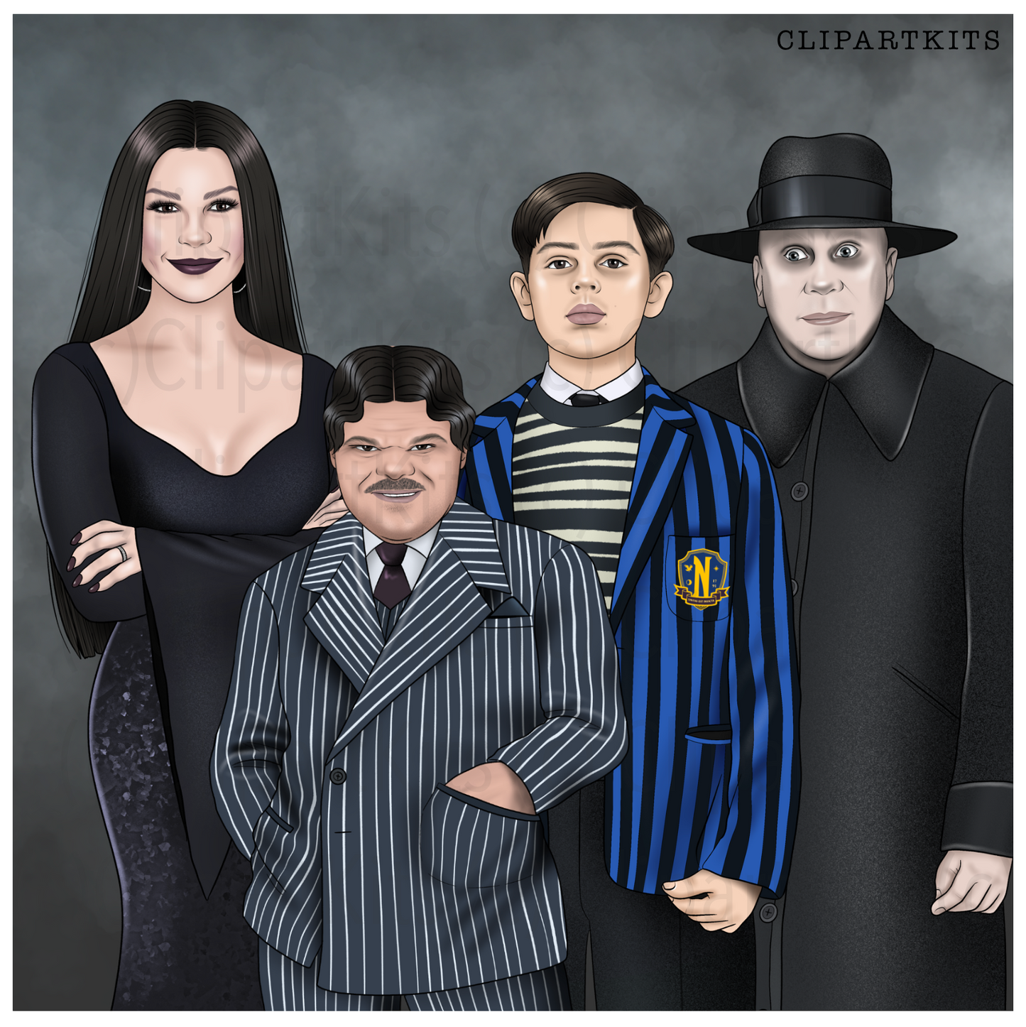 Nevermore - August Limited Edition Art Set | Complete Clipart Set