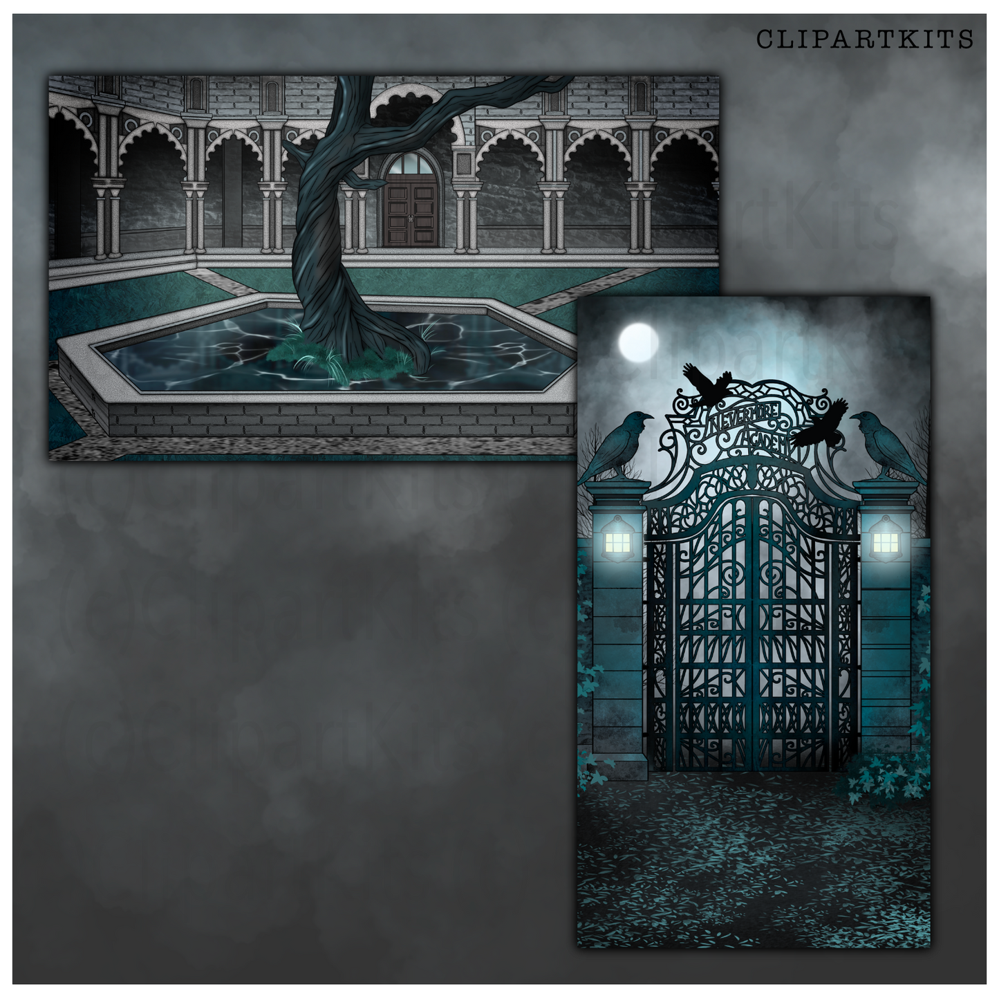 Nevermore - August Limited Edition Art Set | Complete Clipart Set
