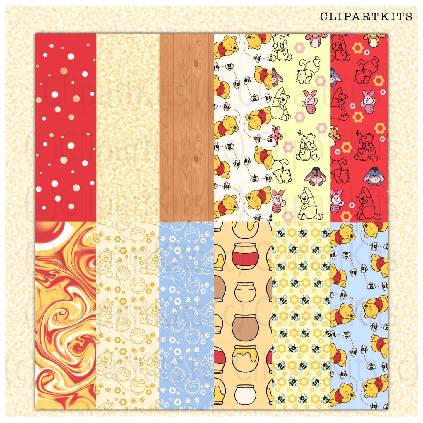 Cozy August Limited Edition Art Set | Complete Clipart Set