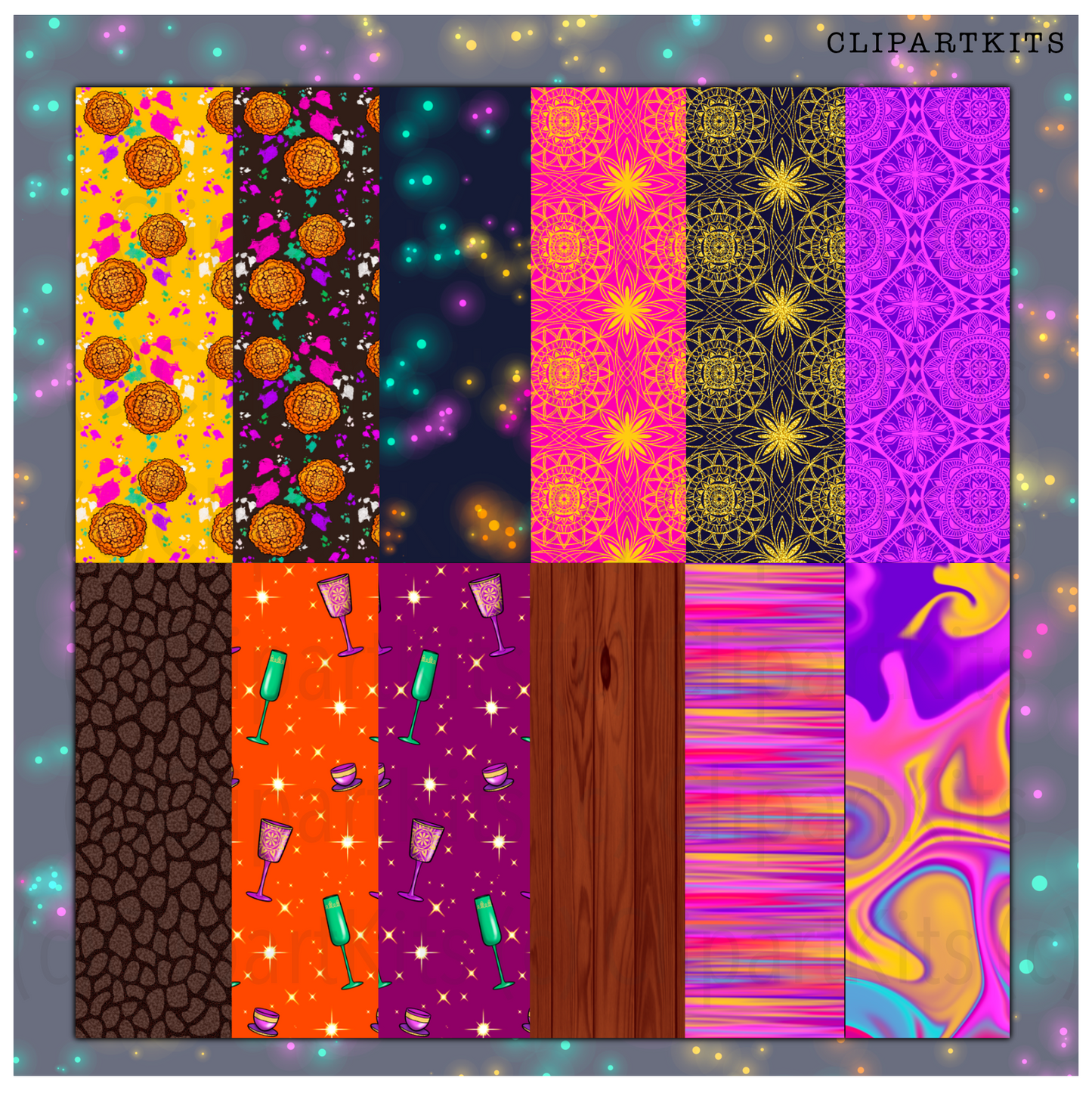 Diwali Dazzle | Complete Clipart Set