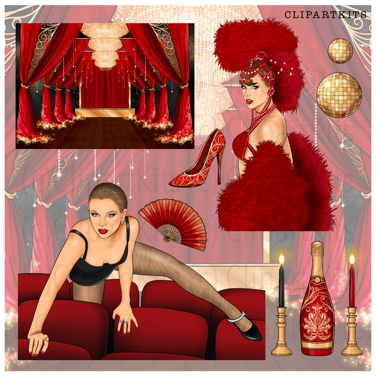 September Limited Edition Art Set EXPANSION | Clipart Set