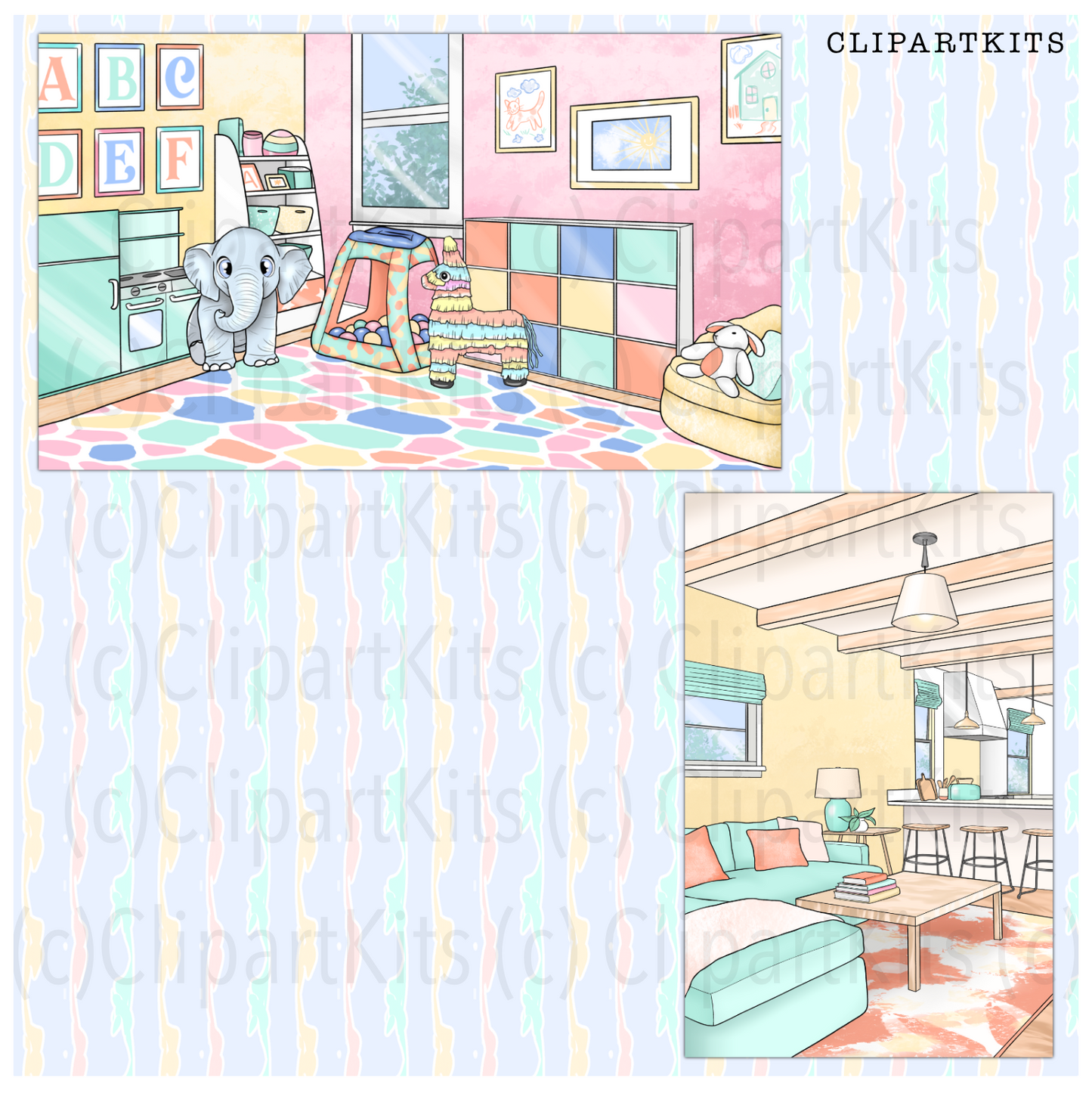 A Mom’s Life| Complete Clipart Set