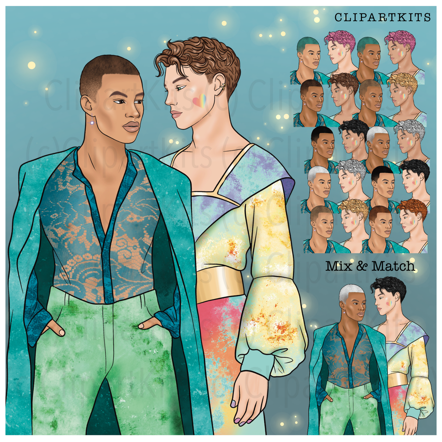 Pride Magic | Complete Clipart Set