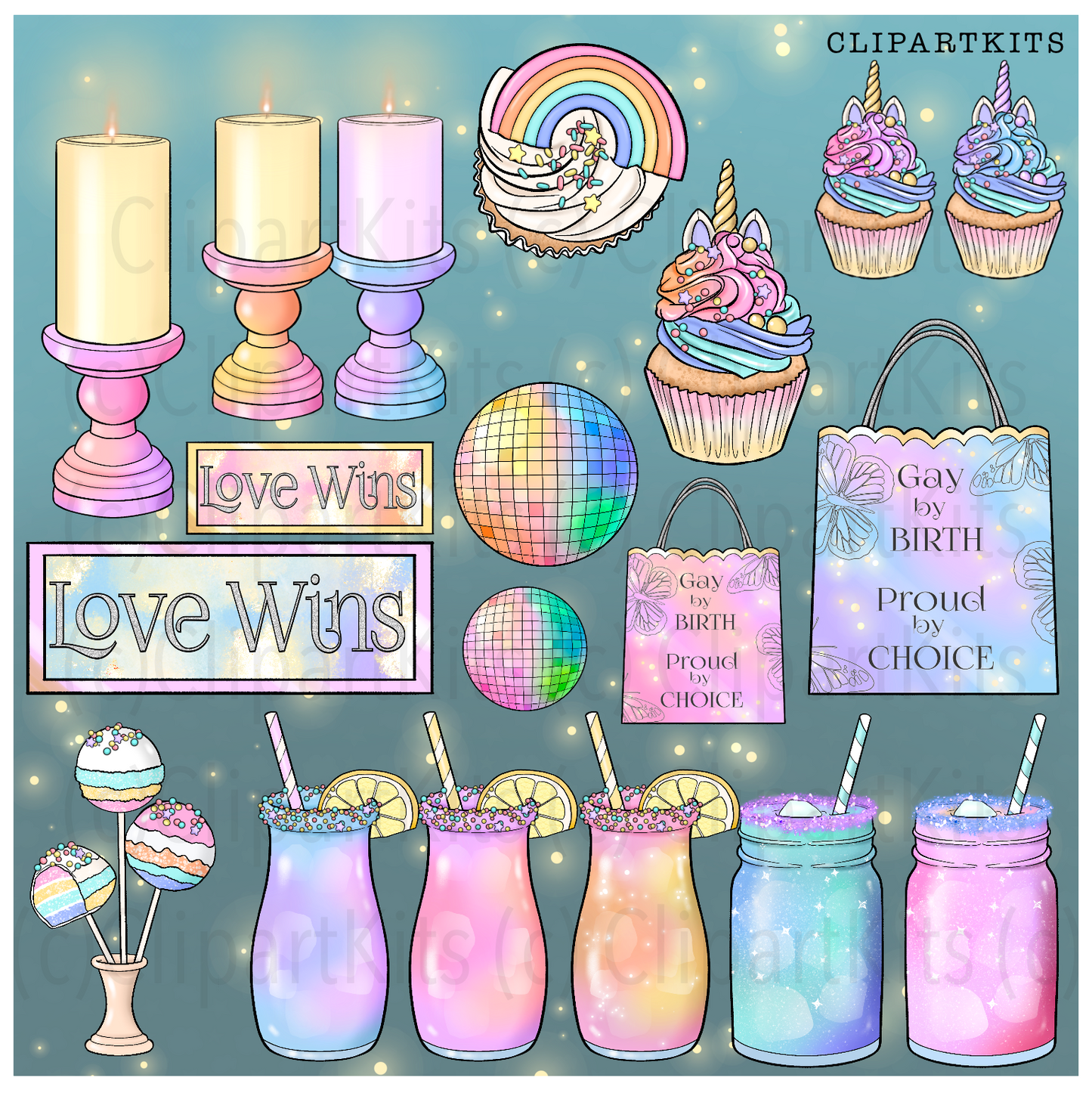 Pride Magic | Complete Clipart Set
