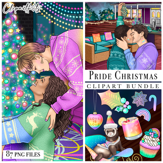 Pride Christmas | Complete Clipart Set