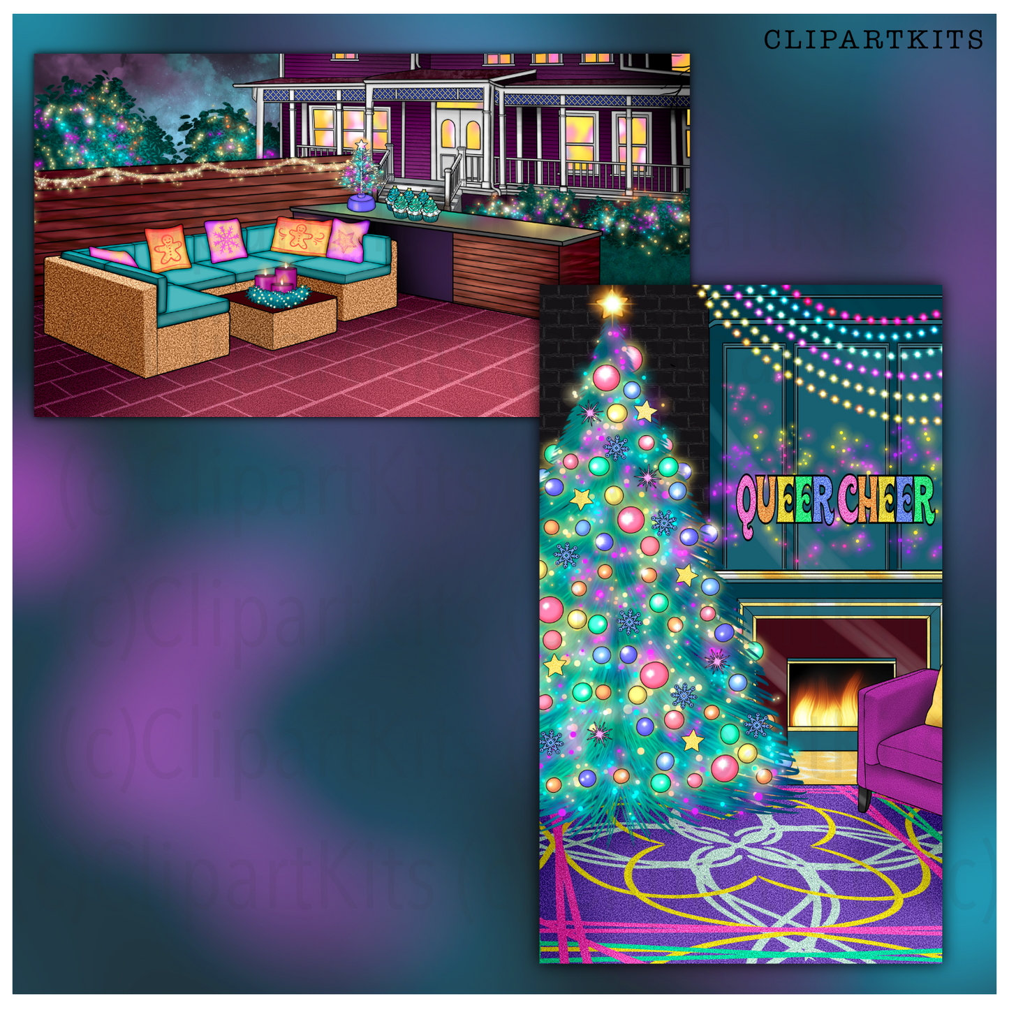 Pride Christmas | Complete Clipart Set