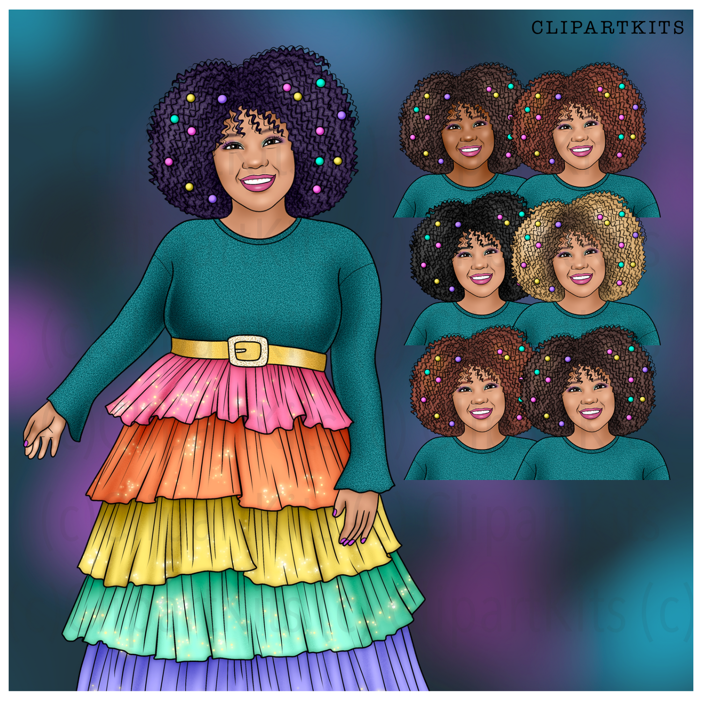 Pride Christmas | Complete Clipart Set