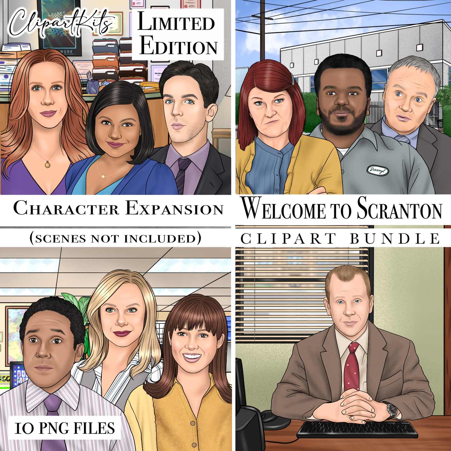 August Limited Edition Art Set EXPANSION | Complete Clipart Set