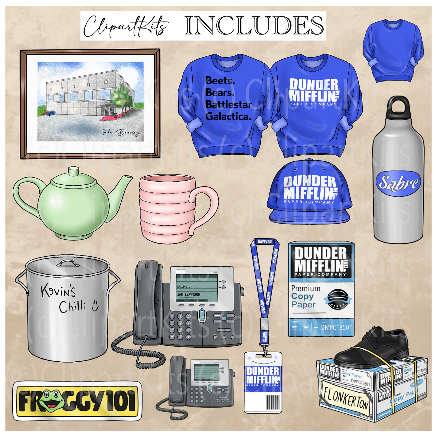 August Limited Edition Art Set | Complete Clipart Set