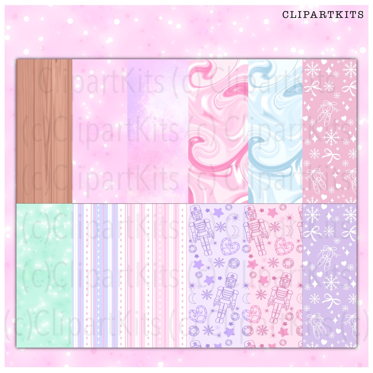 October Limited Edition Art Set - Nutcracker | Complete Clipart Set