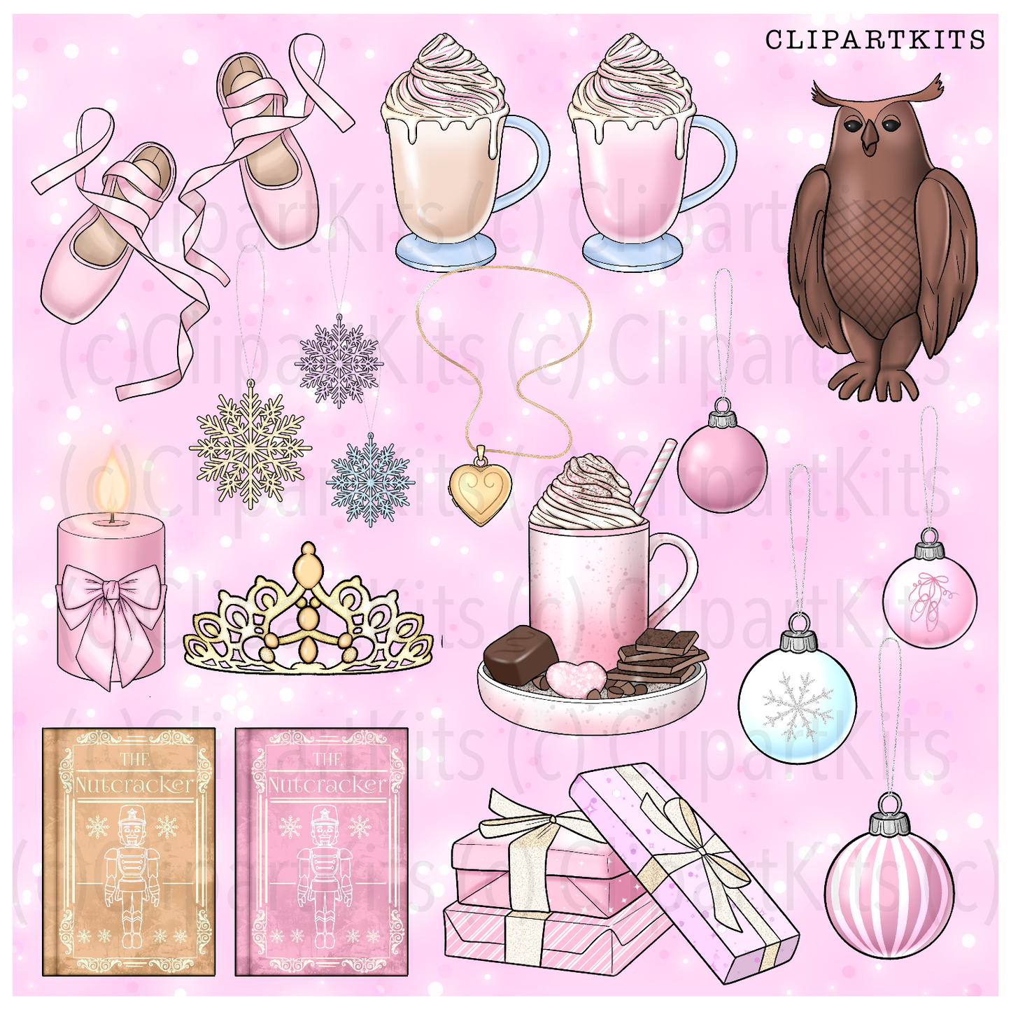 October Limited Edition Art Set - Nutcracker | Complete Clipart Set