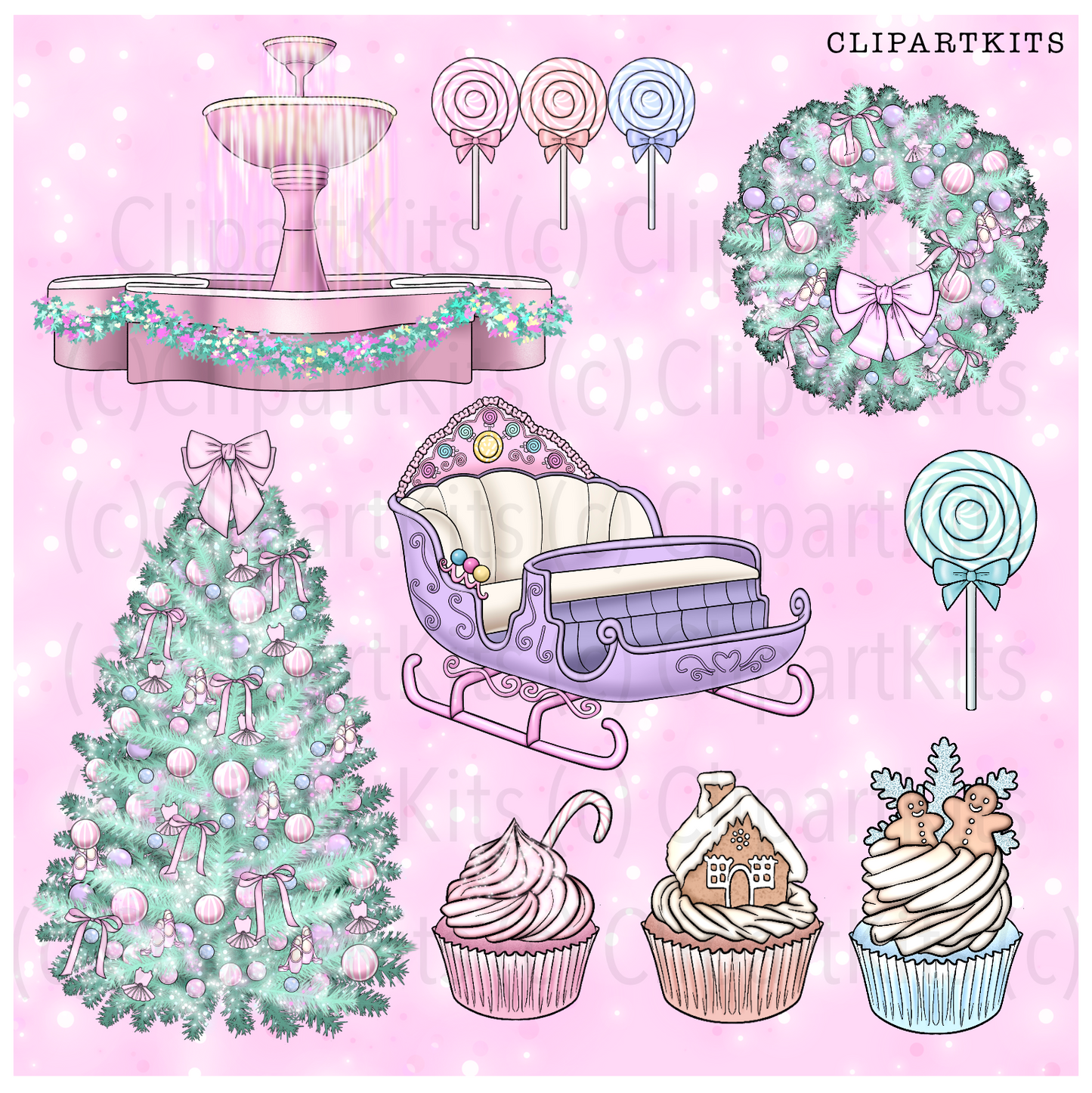 October Limited Edition Art Set - Nutcracker | Complete Clipart Set