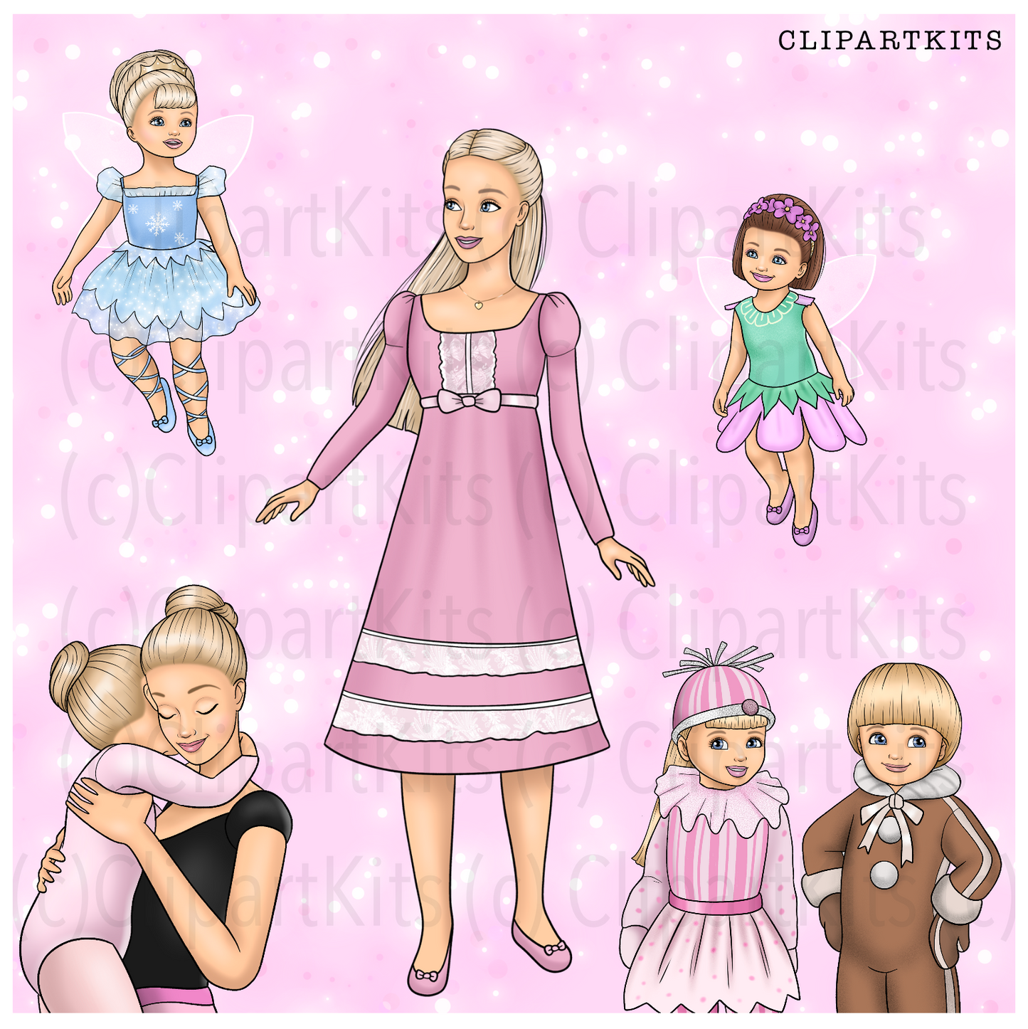 October Limited Edition Art Set - Nutcracker | Complete Clipart Set