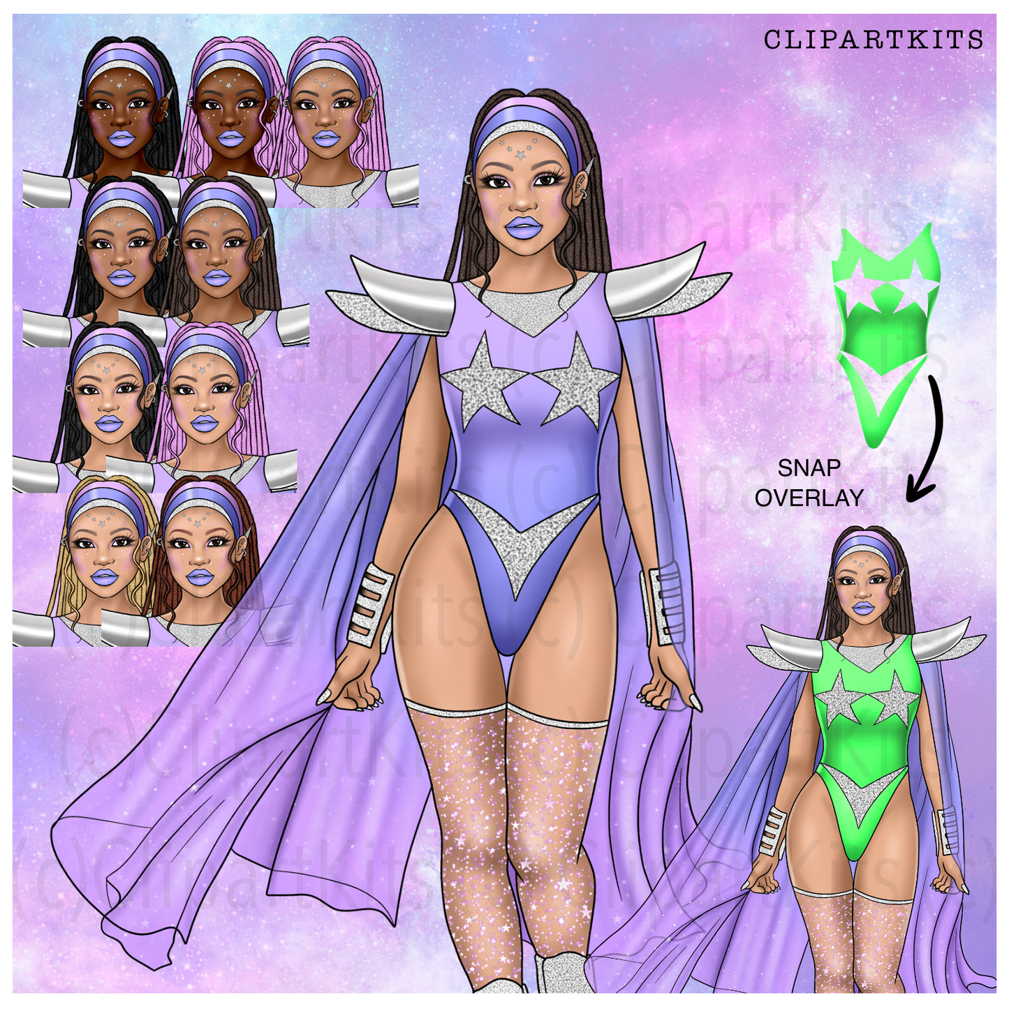 Intergalactic | Complete Clipart Set