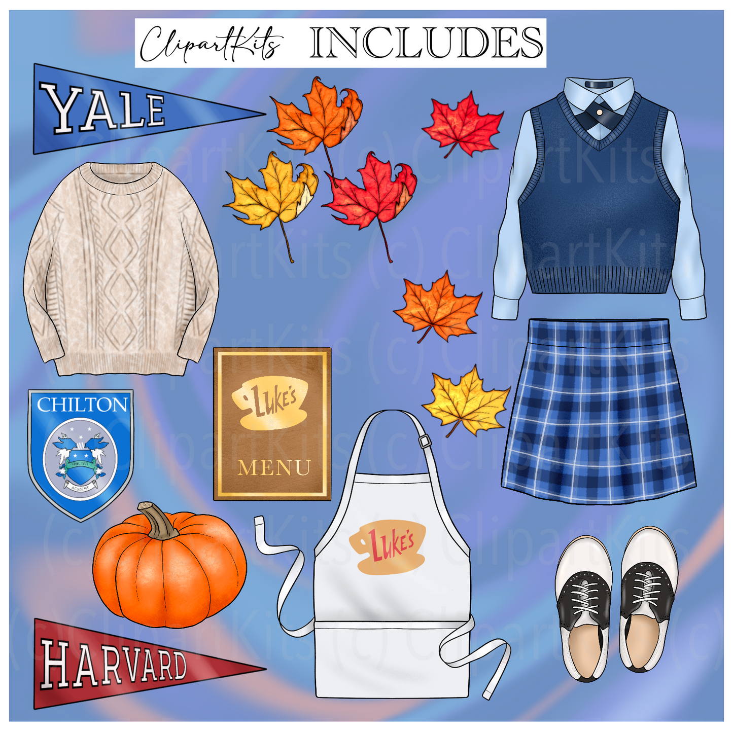 September Limited Edition Art Set | Complete Clipart Set