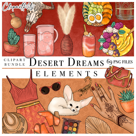 Desert Dreams ELEMENTS | Clipart Set