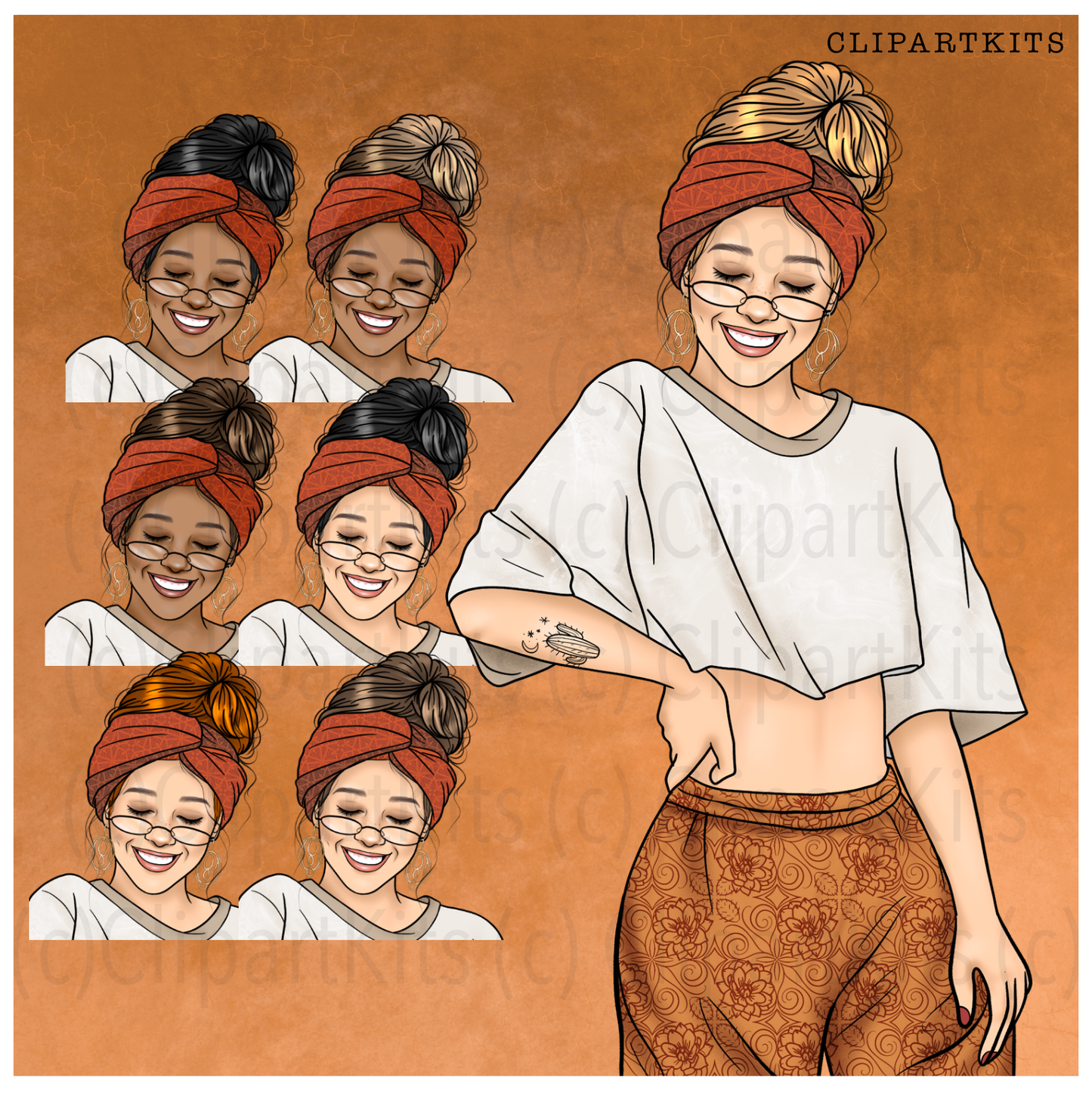 Desert Dreams FASHION | Clipart Set