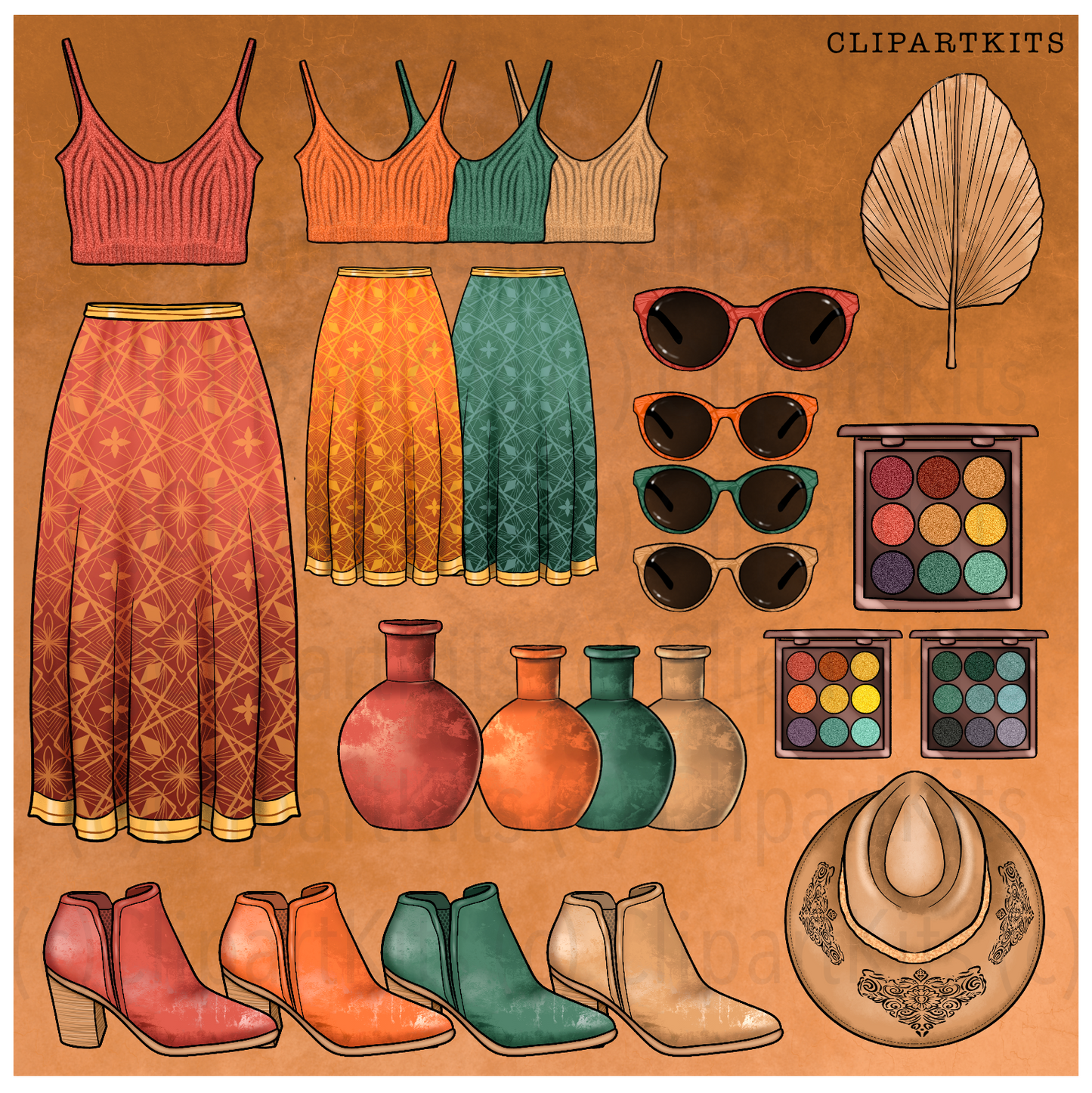 Desert Dreams ELEMENTS | Clipart Set