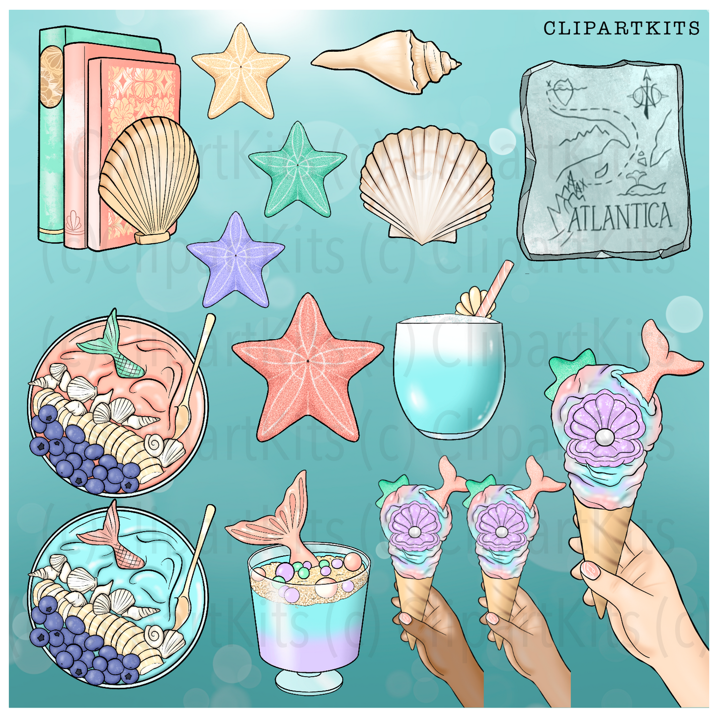 March 2.0 Limited Edition Art Set | Complete Clipart Set