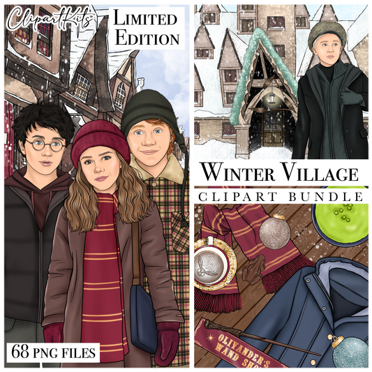October  Limited Edition Art Set | Complete Clipart Set