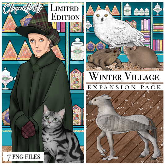 October Limited Edition Art Set EXPANSION | Complete Clipart Set