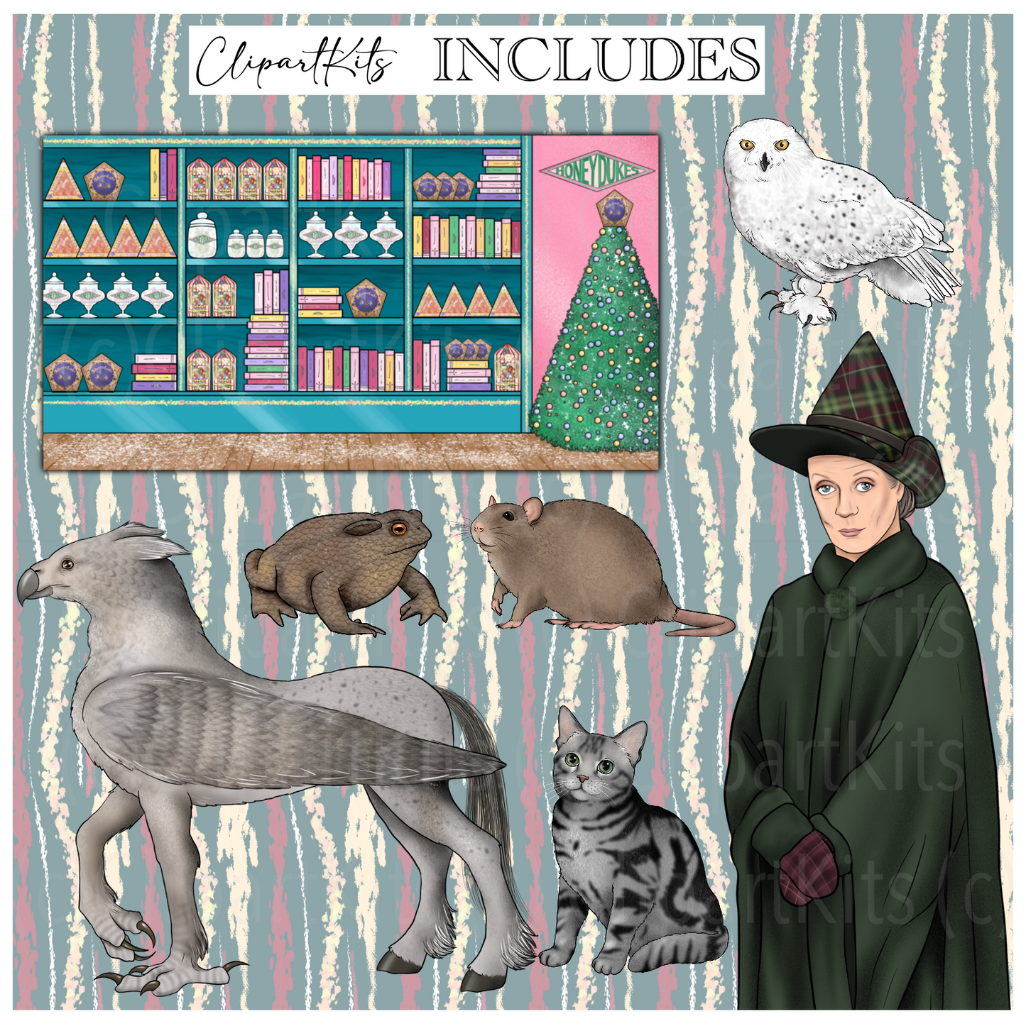October Limited Edition Art Set EXPANSION | Complete Clipart Set