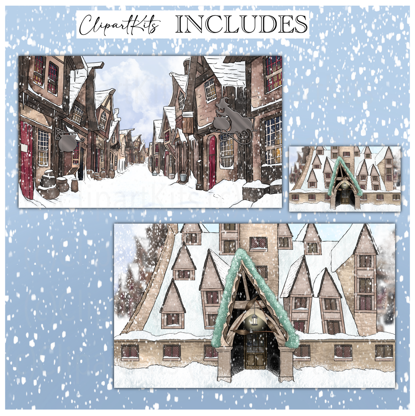 October  Limited Edition Art Set | Complete Clipart Set