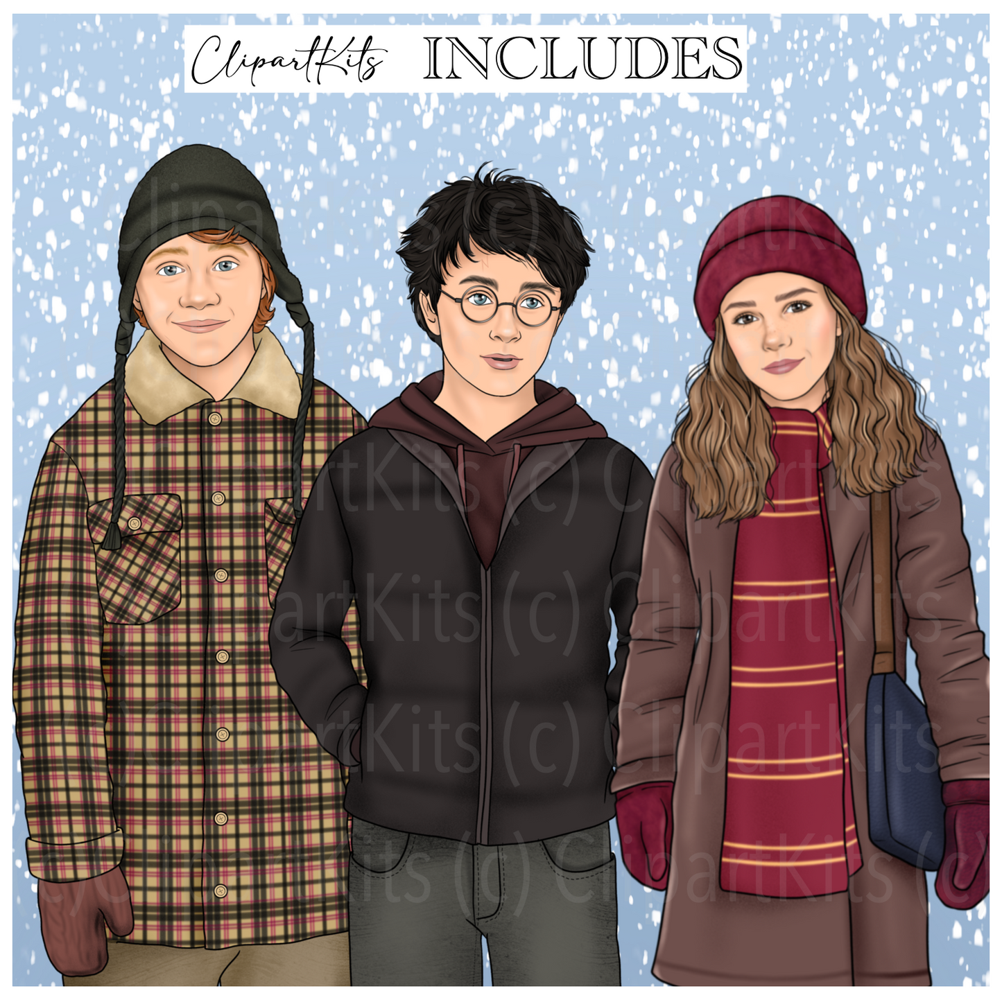October  Limited Edition Art Set | Complete Clipart Set