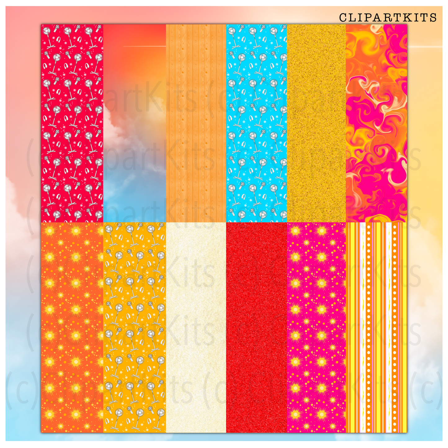 Hot As Balls / Heatwave | Complete Clipart Set