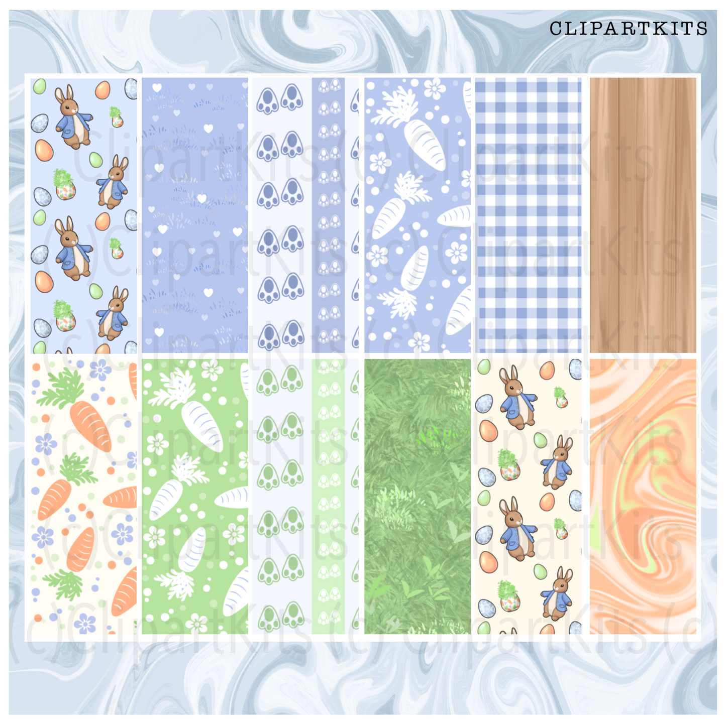 Bunny Party | Complete Clipart Set