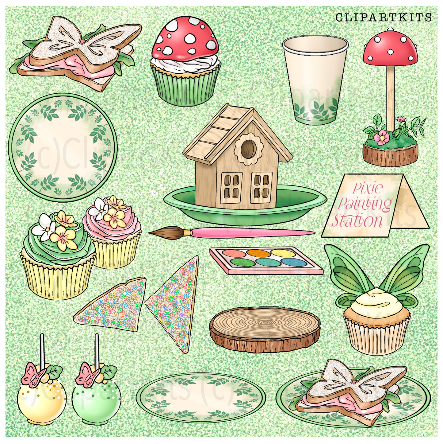 Fairy Party | Complete Clipart Set