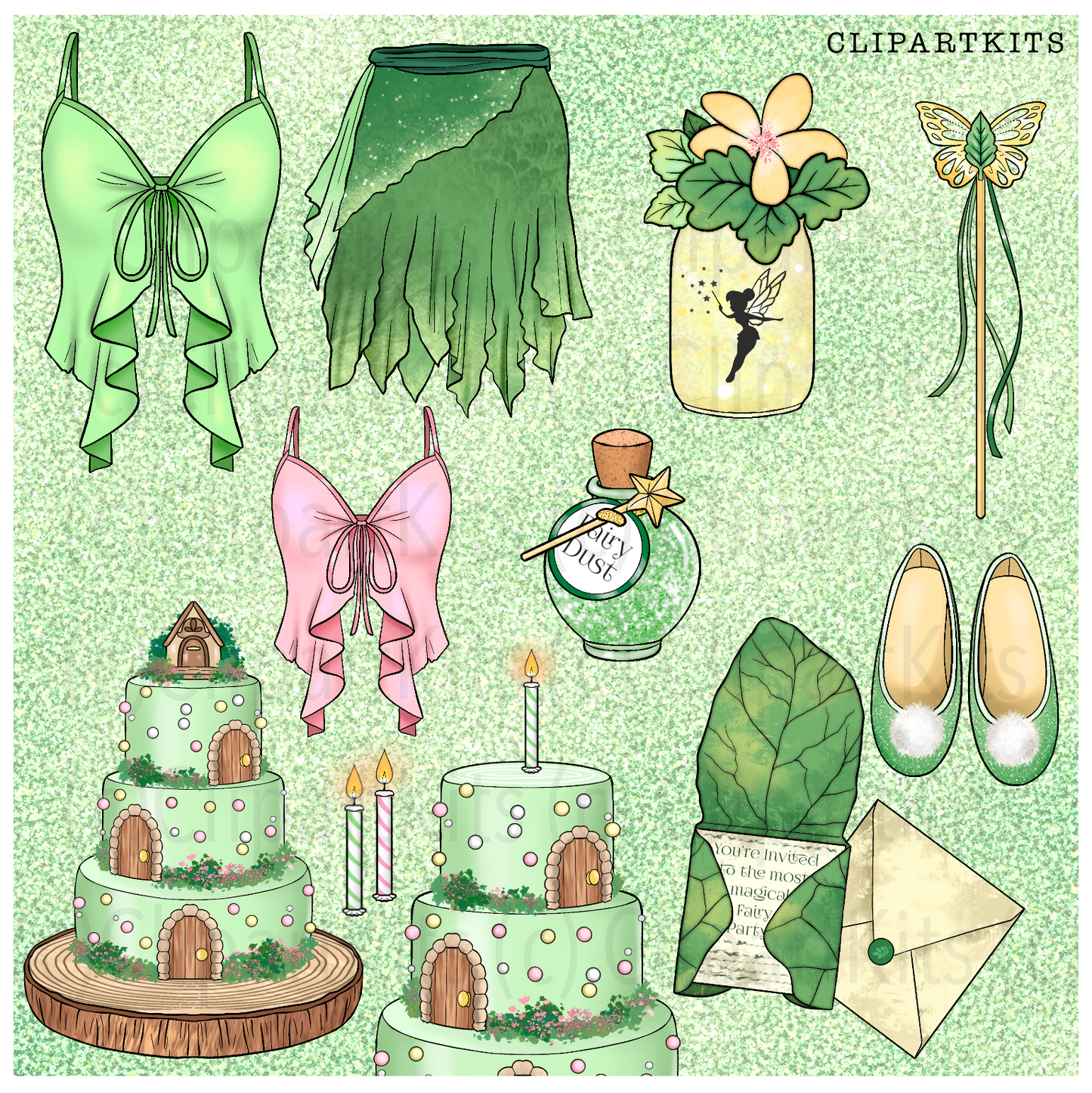 Fairy Party | Complete Clipart Set