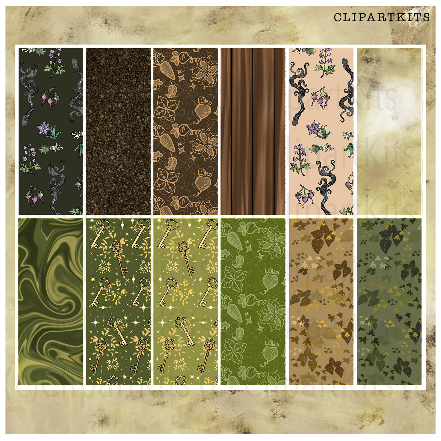 Spellbound Seedlings | Complete Clipart Set