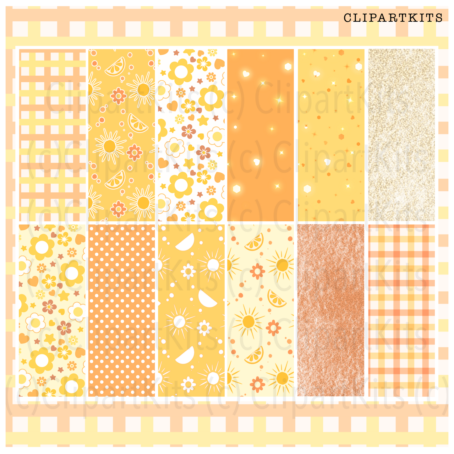 Sunny Joy | Complete Clipart Set