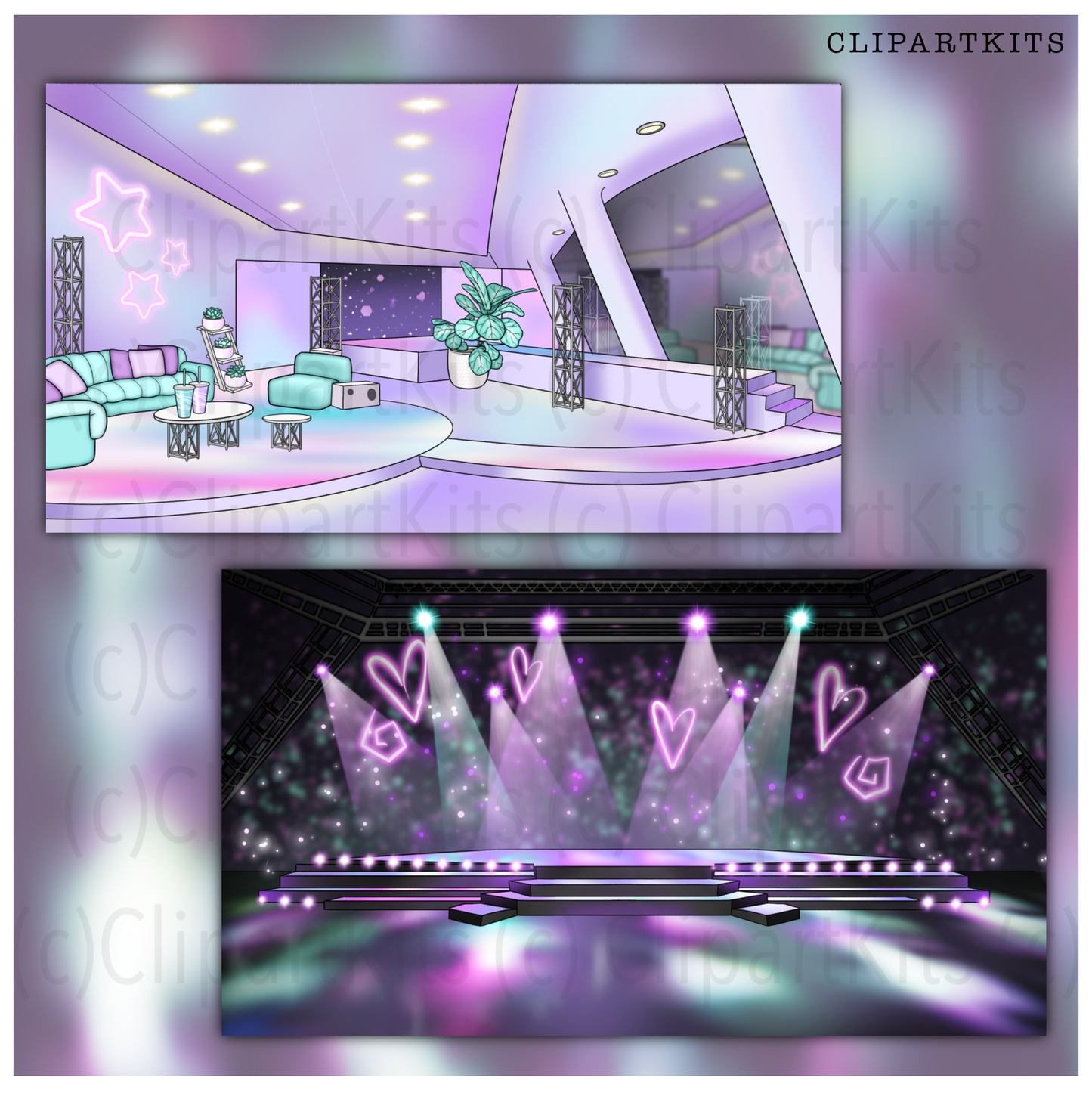 Popstar | Complete Clipart Set