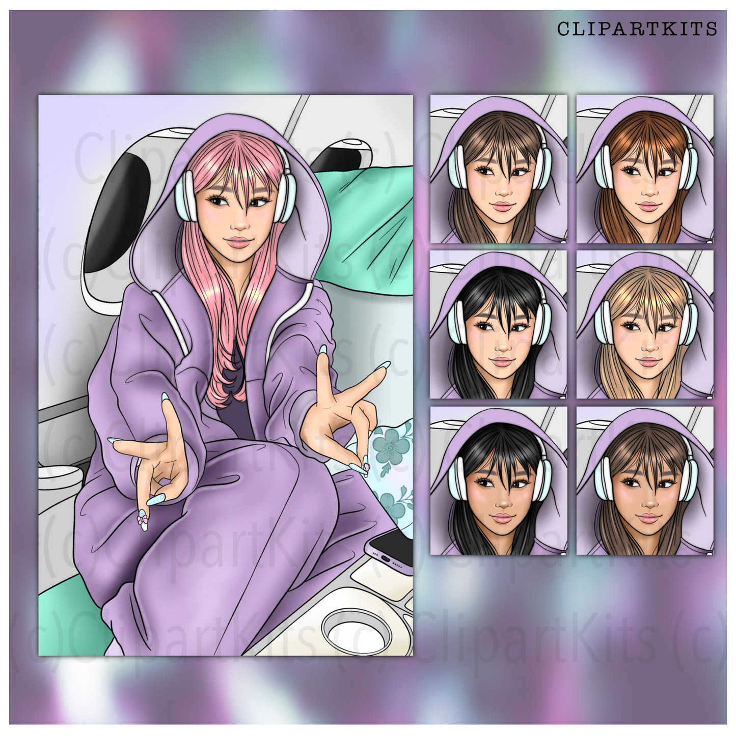 Popstar | Complete Clipart Set