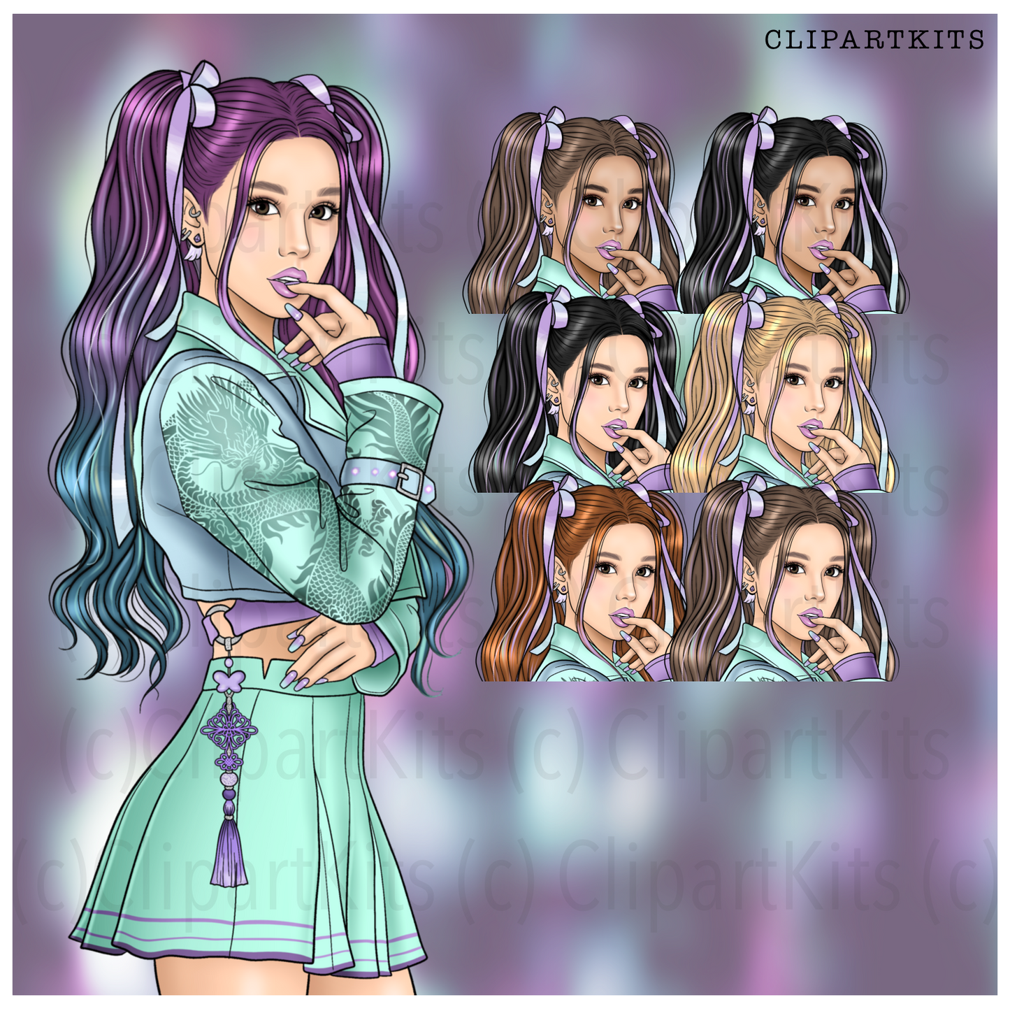 Popstar | Complete Clipart Set
