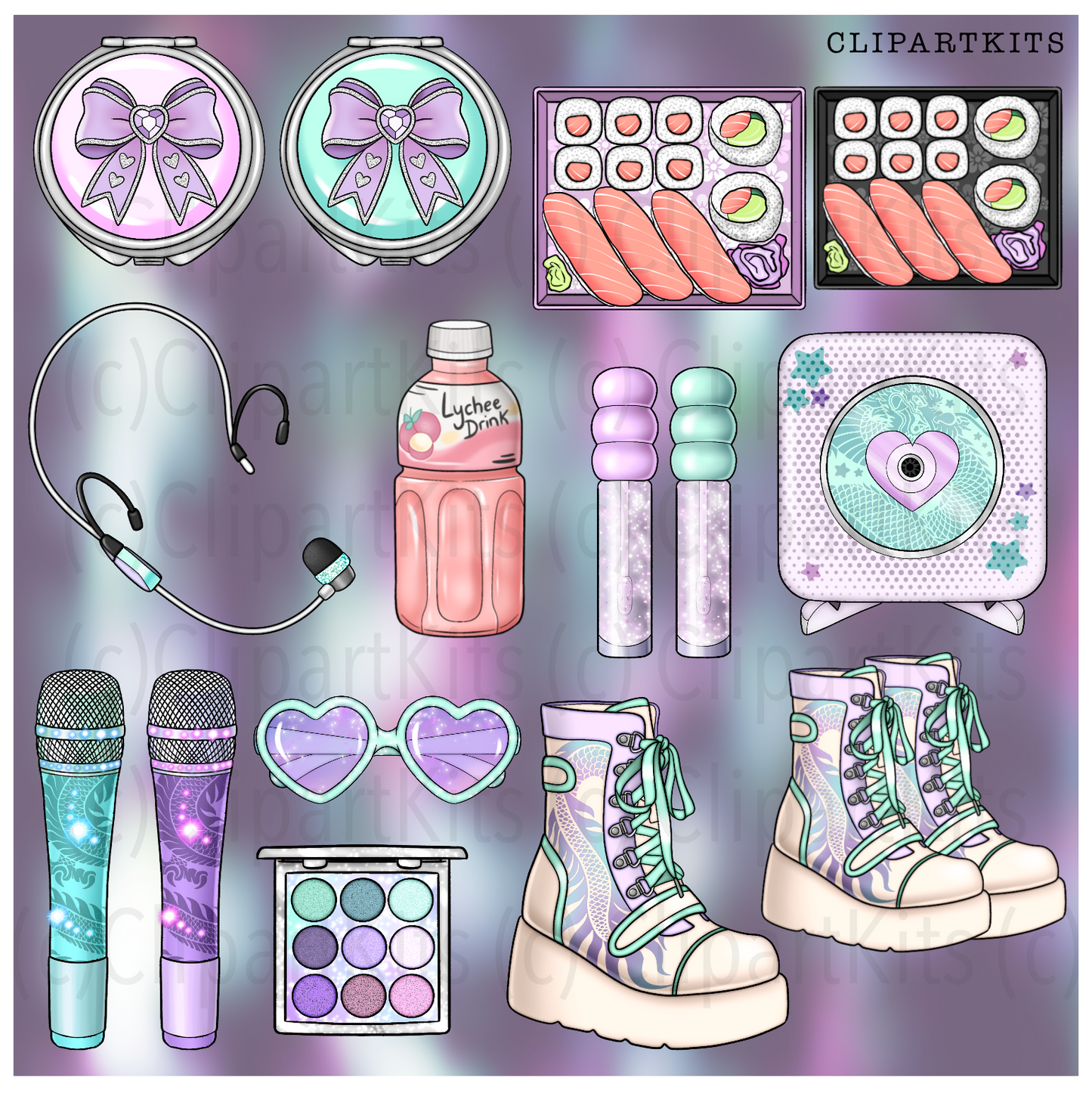 Popstar | Complete Clipart Set