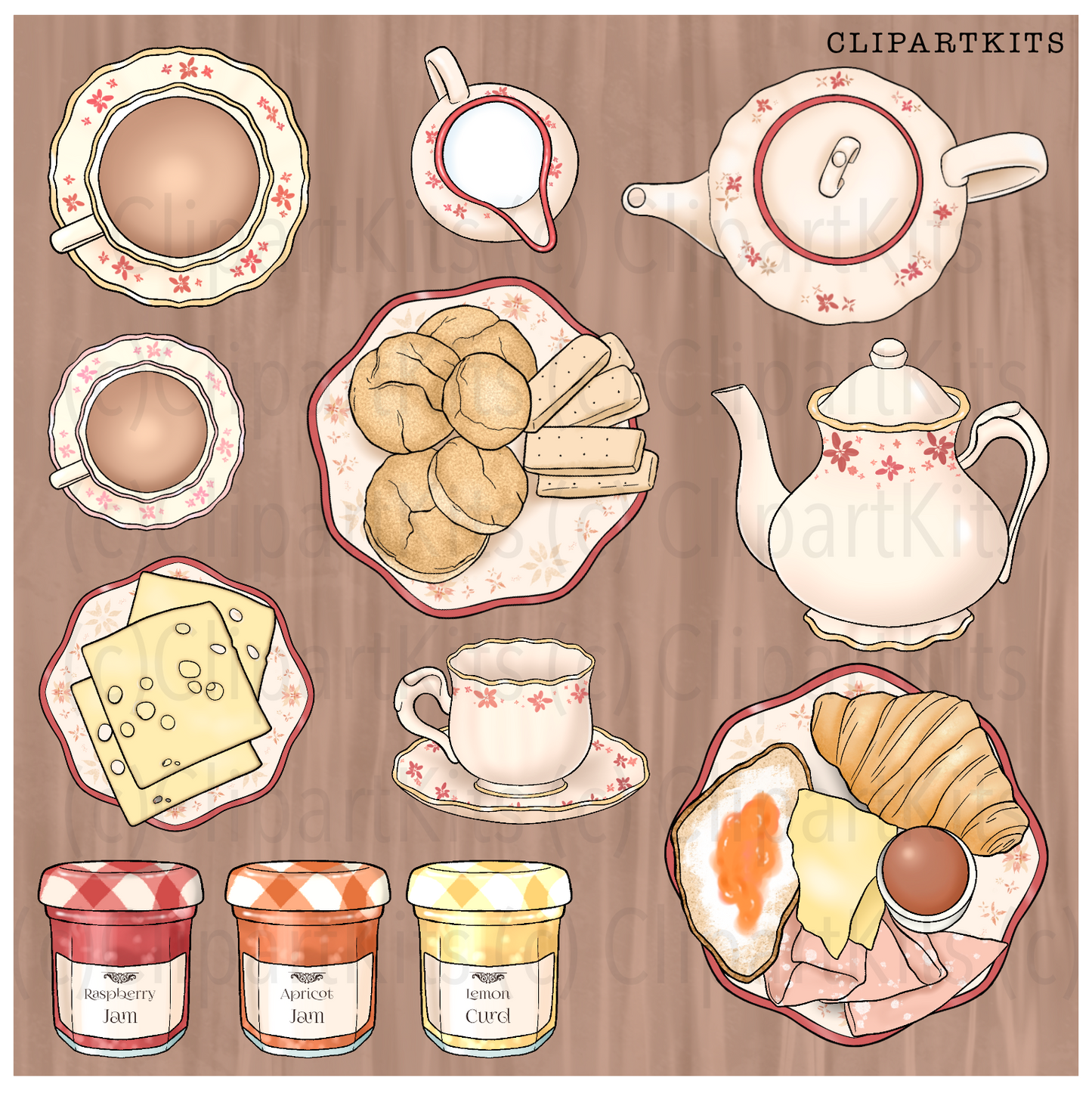 Cozy BnB | Complete Clipart Set