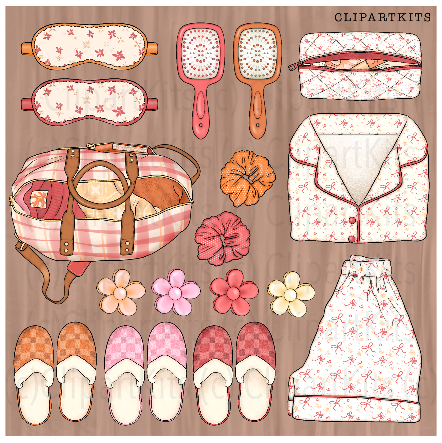 Cozy BnB | Complete Clipart Set
