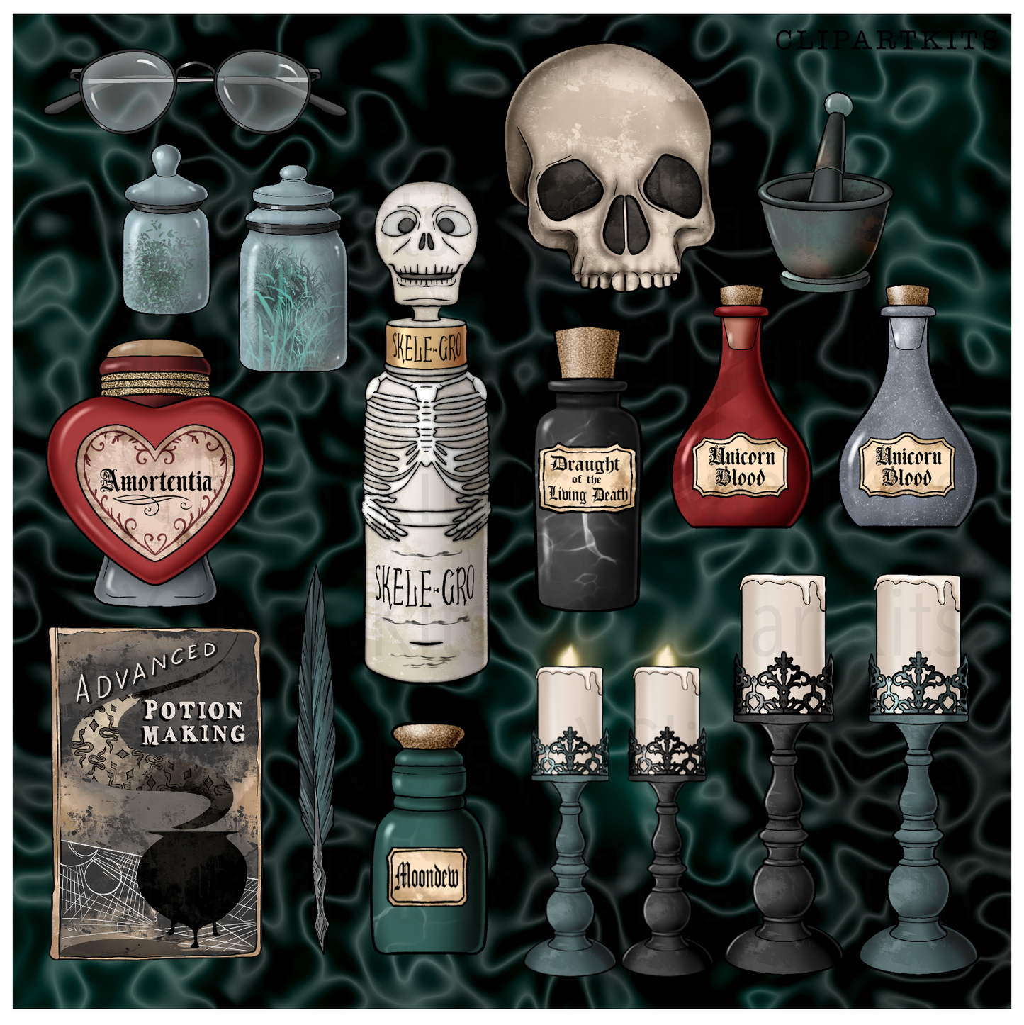 Potions | Complete Clipart Set