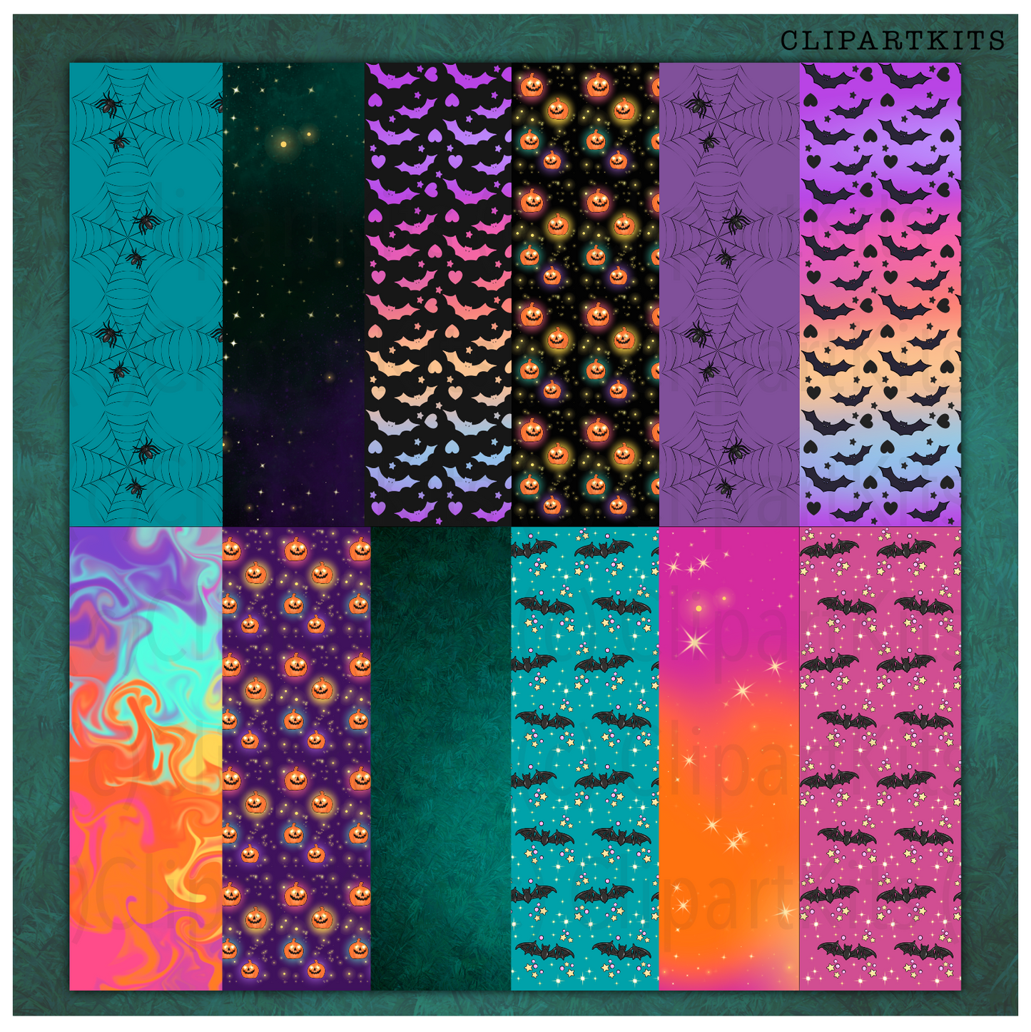 Dark Enchantment | Complete Clipart Set