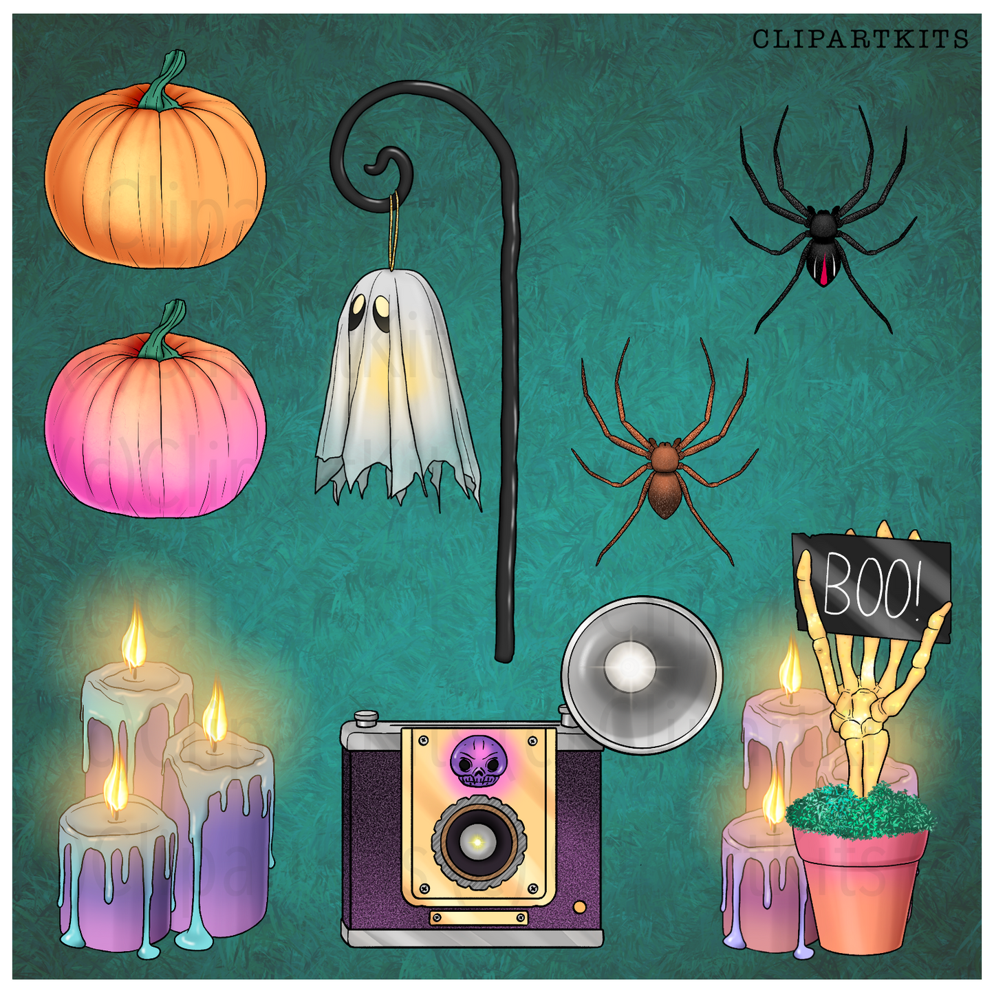 Dark Enchantment | Complete Clipart Set