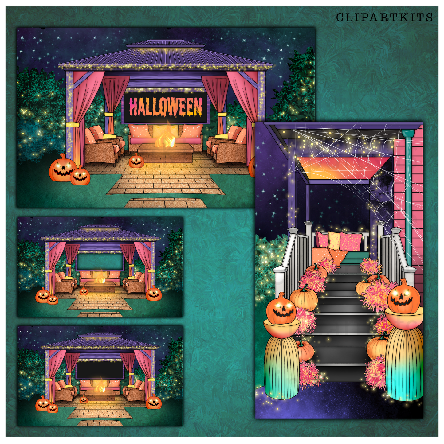 Dark Enchantment | Complete Clipart Set