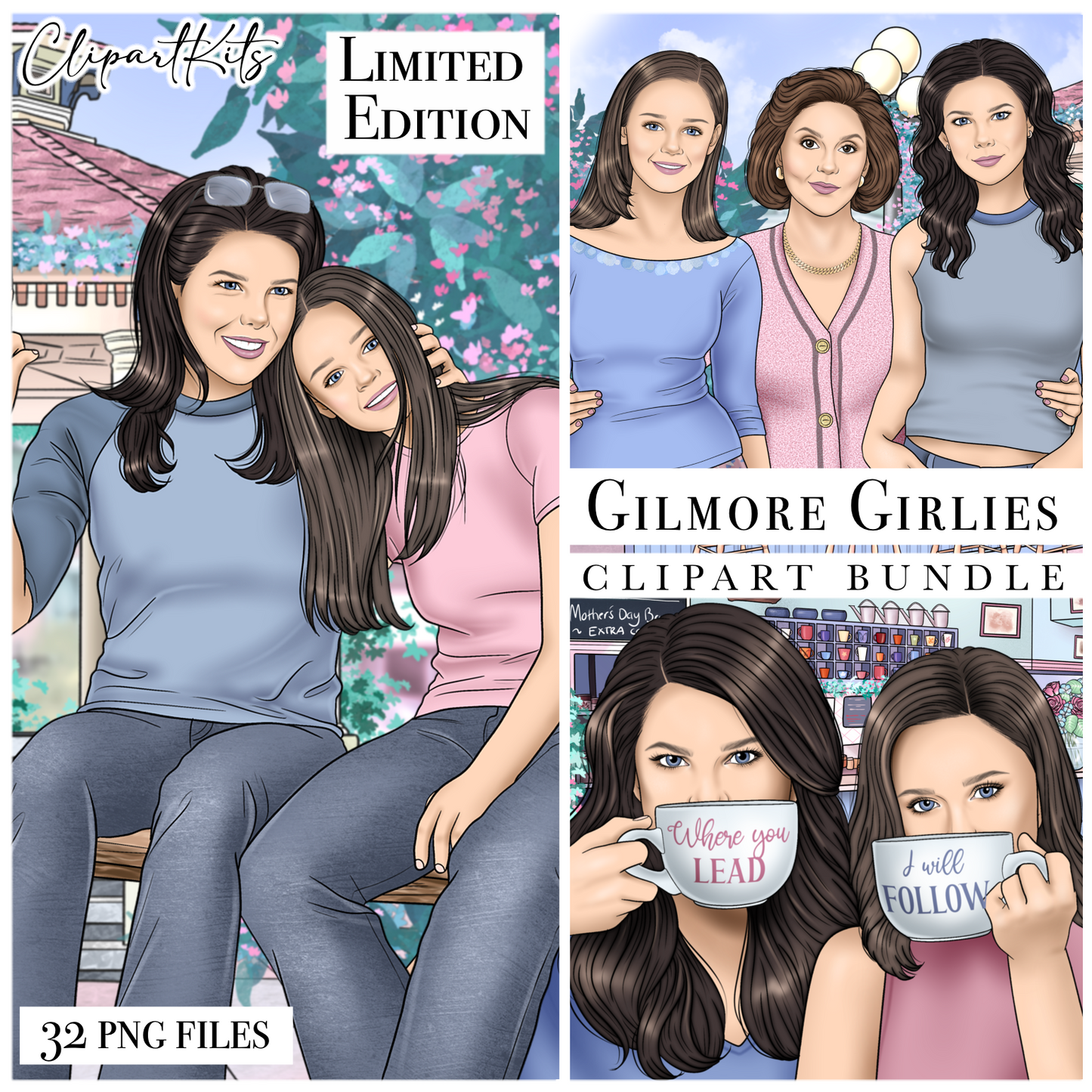 Limited Edition - Gilmore Girlies | Complete Clipart Set
